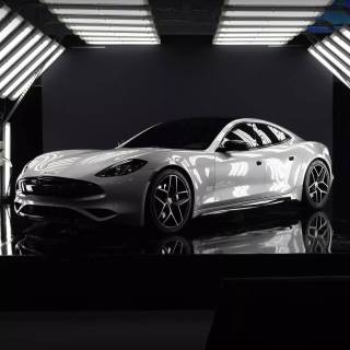 Black and white car phone wallpaper