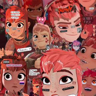 Nimona phone wallpaper