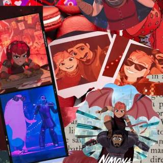 Nimona phone wallpaper