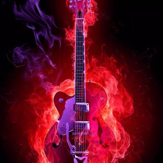 Electric guitar phone wallpaper