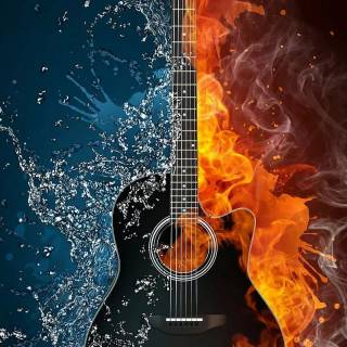 Electric guitar phone wallpaper