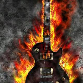Electric guitar phone wallpaper