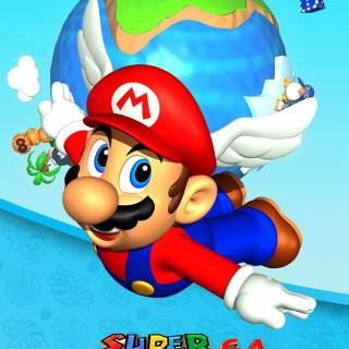 Mario 64 phone wallpaper