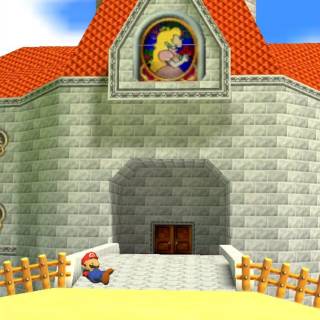 Mario 64 phone wallpaper