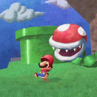 Mario 64 phone wallpaper