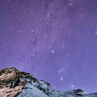 Snowy mountains iPhone wallpaper