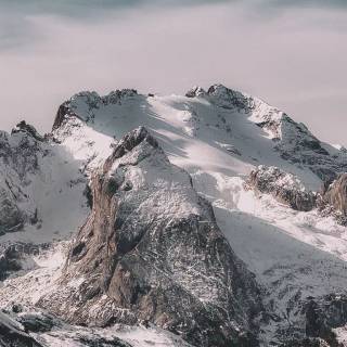 Snowy mountains iPhone wallpaper