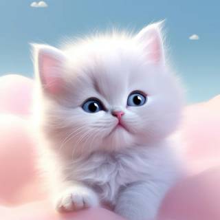 Cat anime iPhone wallpaper