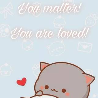 Cat anime iPhone wallpaper