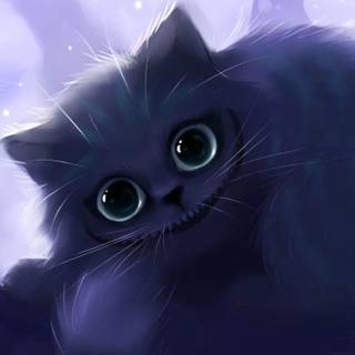 Cat anime iPhone wallpaper
