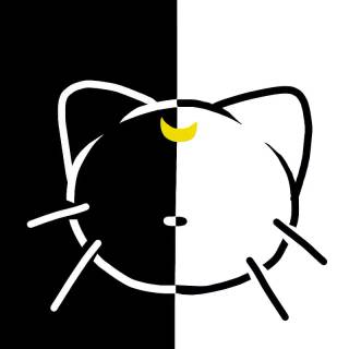 Cat anime iPhone wallpaper