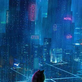 Cat anime iPhone wallpaper