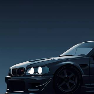 Dark cars phone wallpaper