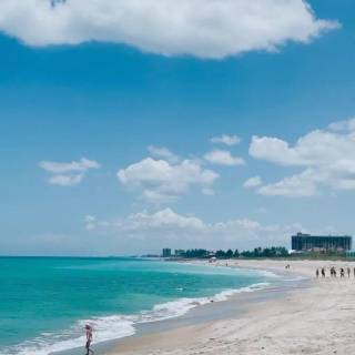 Florida beach iPhone wallpaper