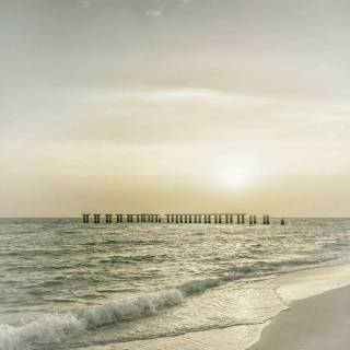 Florida beach iPhone wallpaper