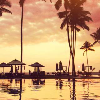 Florida beach iPhone wallpaper