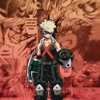 Katsuki Bakugo iPhone wallpaper