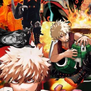 Katsuki Bakugo iPhone wallpaper