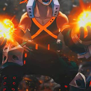 Katsuki Bakugo iPhone wallpaper