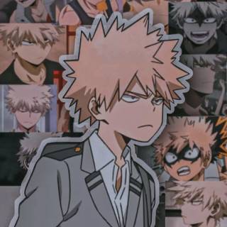 Katsuki Bakugo iPhone wallpaper