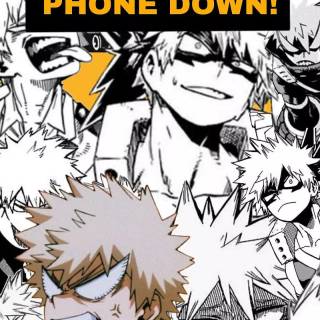 Katsuki Bakugo iPhone wallpaper
