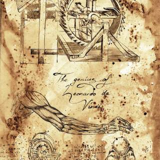 Da Vinci phone wallpaper