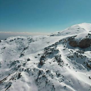 Snow mountains iPhone wallpaper