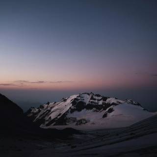 Snow mountains iPhone wallpaper