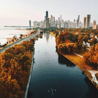 Chicago iPhone X wallpaper