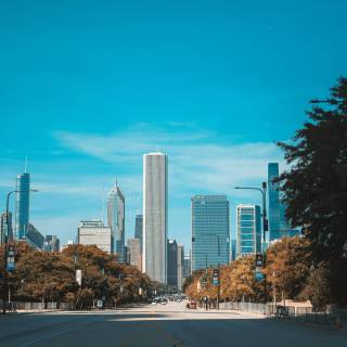 Chicago iPhone X wallpaper