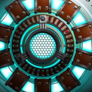 Arc Reactor phone wallpaper