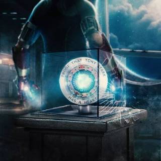 Arc Reactor phone wallpaper