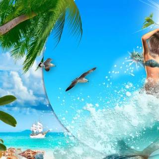 Mermaid desktop wallpaper