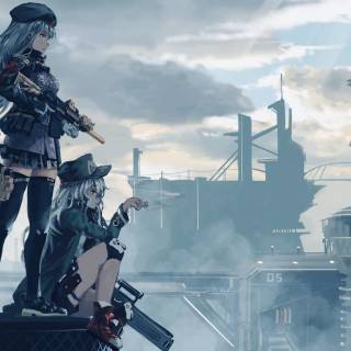 Gamer girl desktop wallpaper