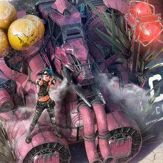 Gamer girl desktop wallpaper