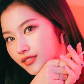 Twice Sana desktop wallpaper