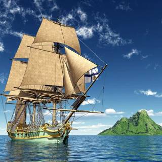 Desktop ship wallpaper