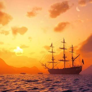 Desktop ship wallpaper