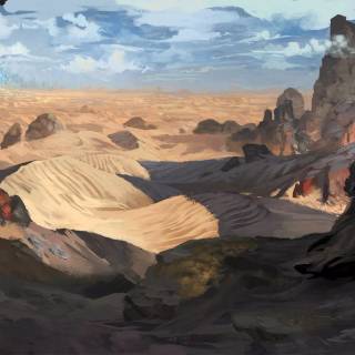 Desert desktop wallpaper