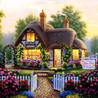 Cottage desktop wallpaper