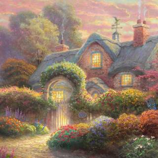 Cottage desktop wallpaper