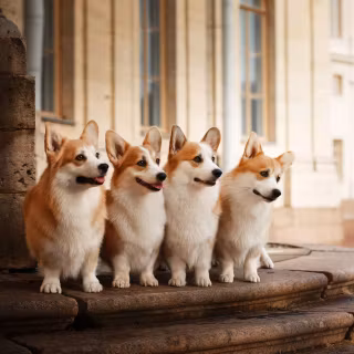 Corgi desktop wallpaper