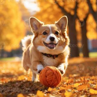 Corgi desktop wallpaper