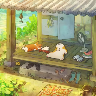 Corgi desktop wallpaper