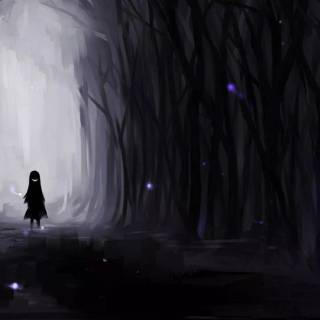 Anime black desktop wallpaper