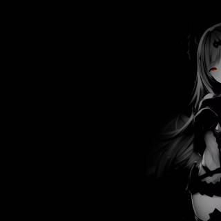 Anime black desktop wallpaper