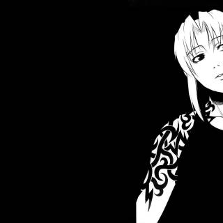 Anime black desktop wallpaper