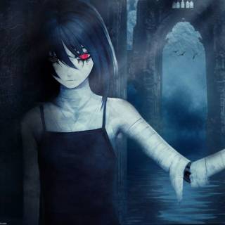 Anime black desktop wallpaper