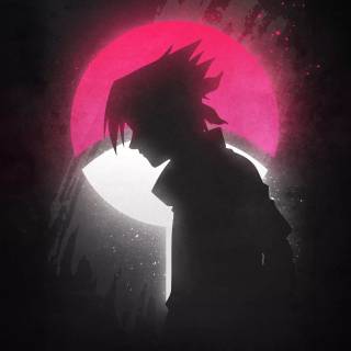 Anime black desktop wallpaper