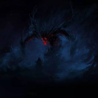 Anime black desktop wallpaper